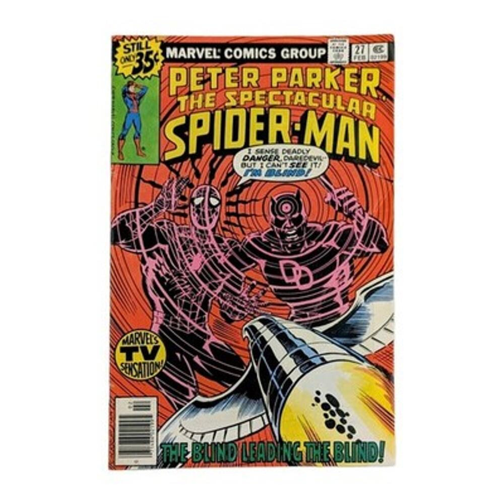 Spectacular Spider-Man #27 Newsstand 1st Frank Miller Daredevil 1979 Comic FN/VF
